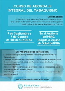 Curso de Abordaje Integral del Tabaquismo
