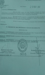 Se cierra el Concejo Deliberante por falta de pago por parte del Municipio