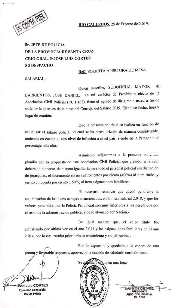 policias - aumento