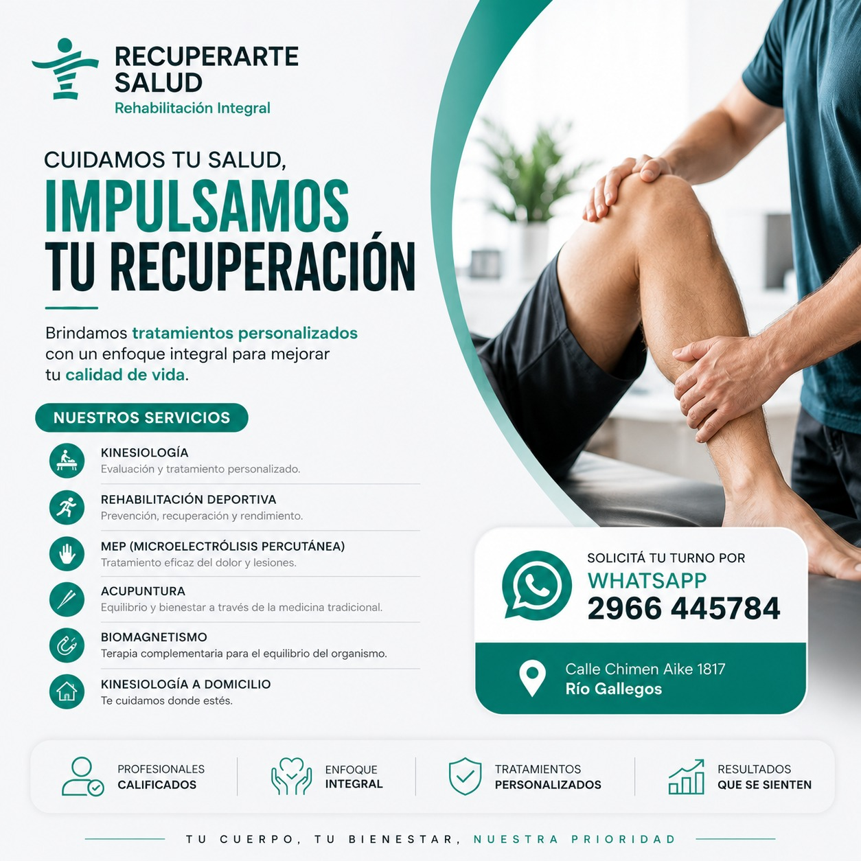 Publicidad de Recuperarte Salud