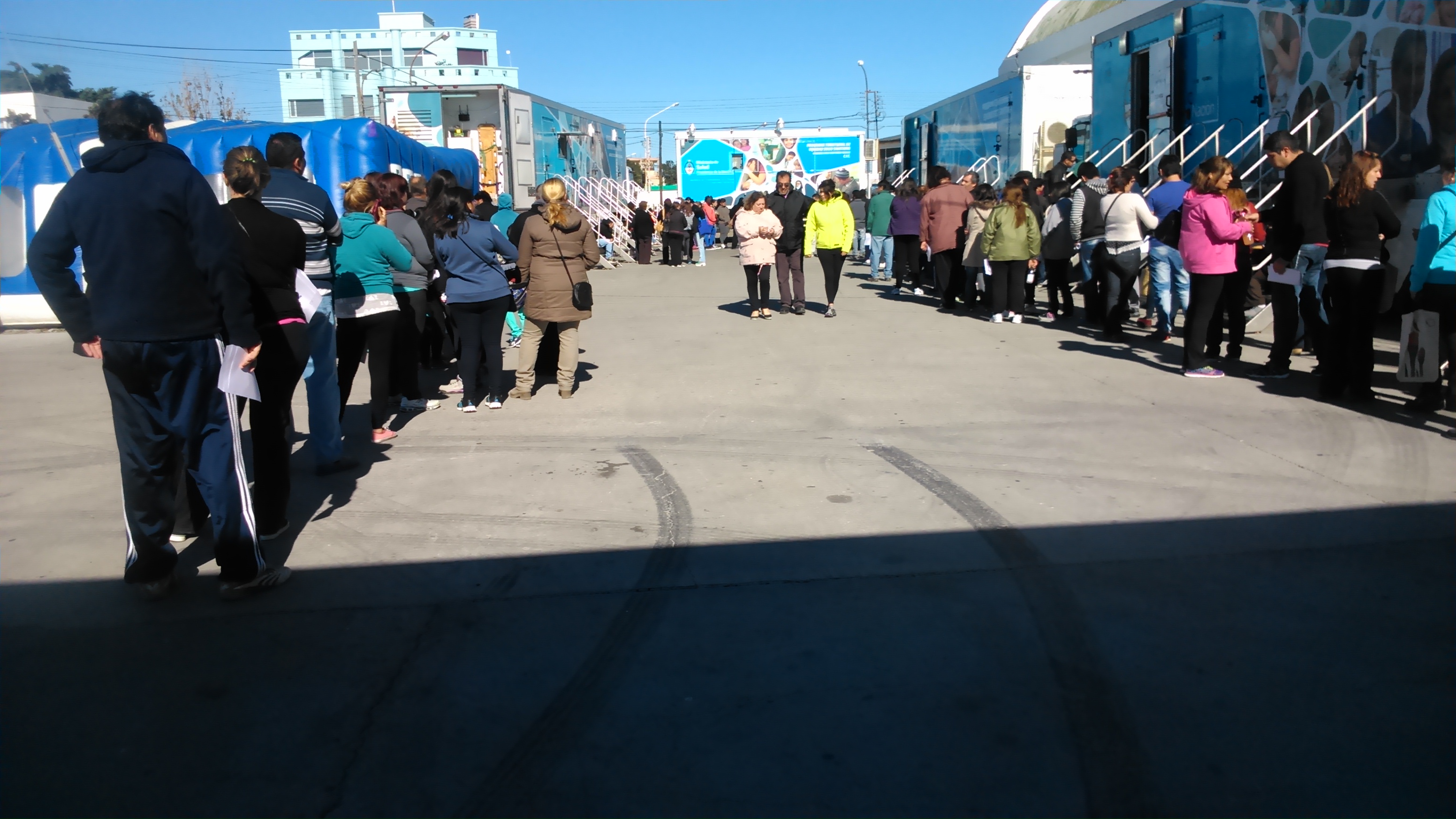 1300 personas se atendieron en los móviles sanitarios en Caleta Olivia