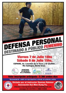 Afiche Defensa Personal RG