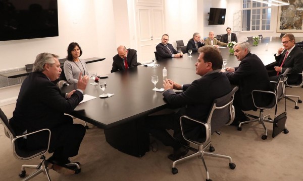 El Presidente recibe en Olivos al CEO de Vicentin