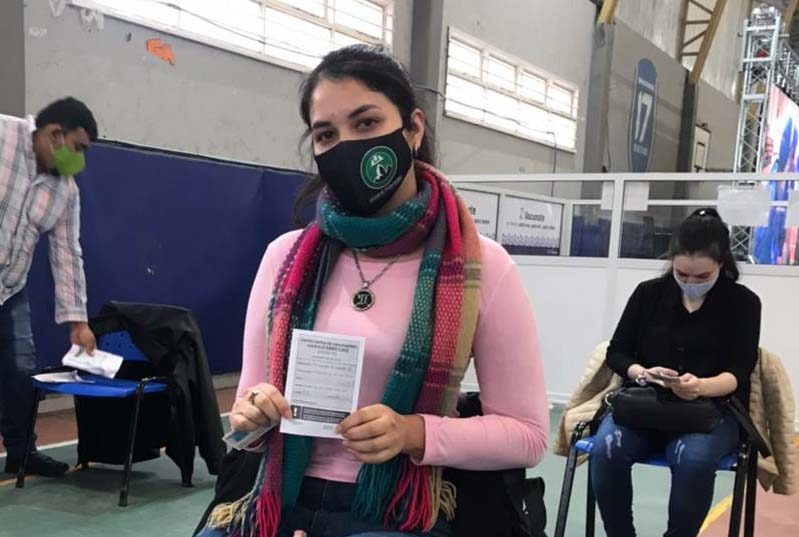 Trabajadores esenciales de la Higiene y Seguridad recibieron su vacuna contra el COVID- 19
