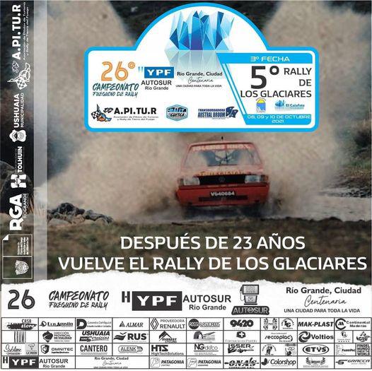 En octubre regresa el Rally de Los Glaciares