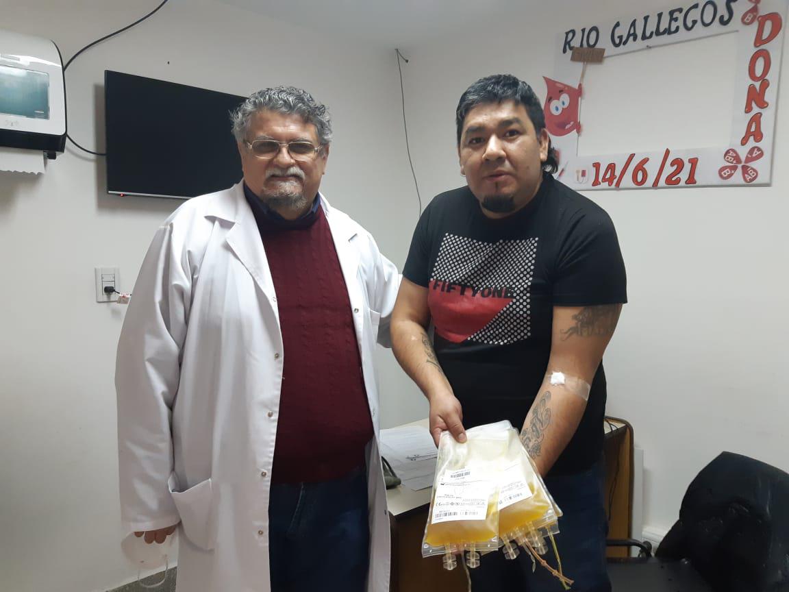 Más vecinos de Río Turbio se sumaron a donar plasma