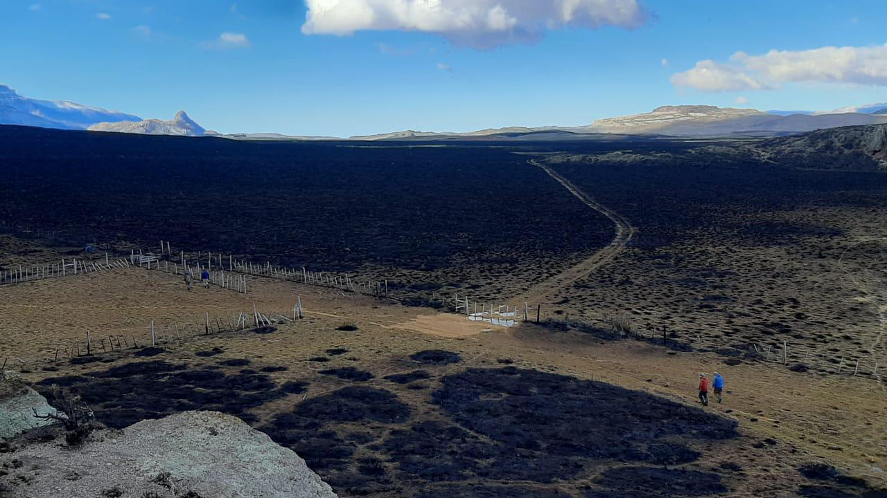 El Incendio en el Parque Patagonia afectó más de 1.200 hectáreas