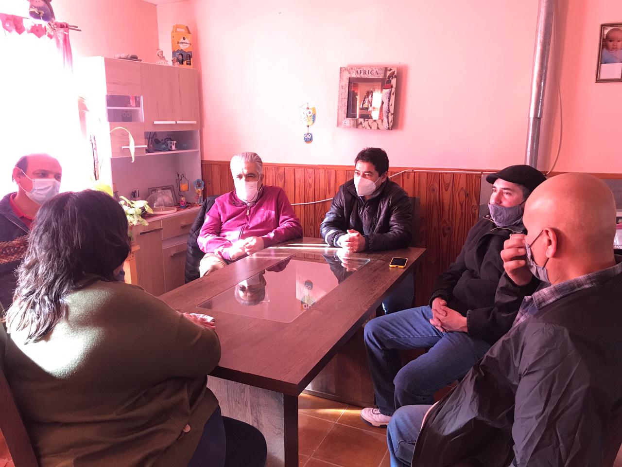 Sergio Acevedo recorrió Perito Moreno y se reunió con Arturo Puriccelli