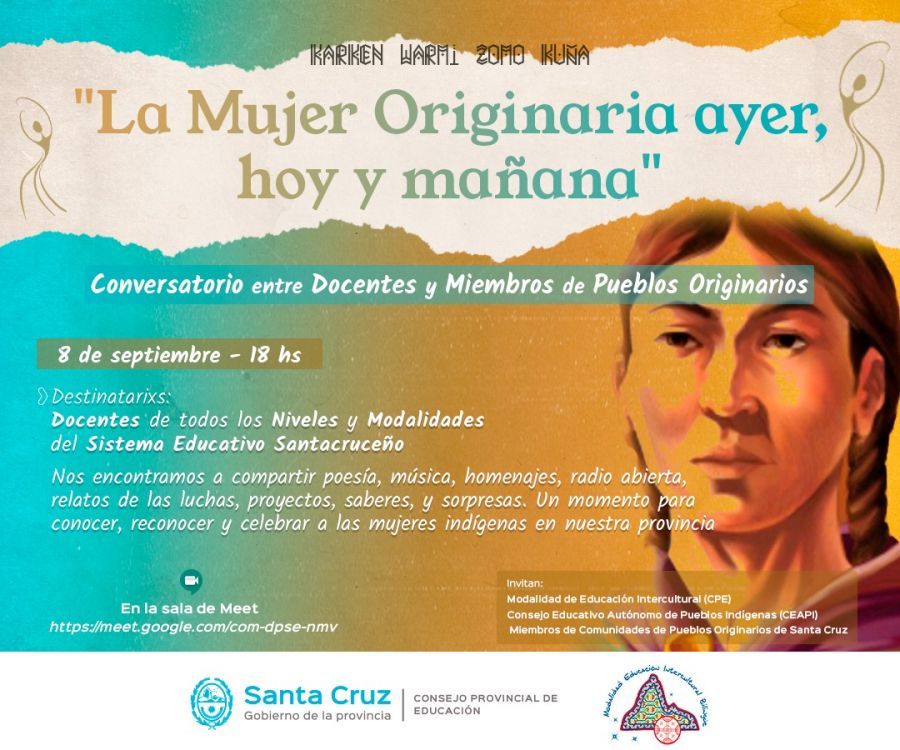 Concretarán el Conversatorio “La Mujer Originaria ayer, hoy y mañana”