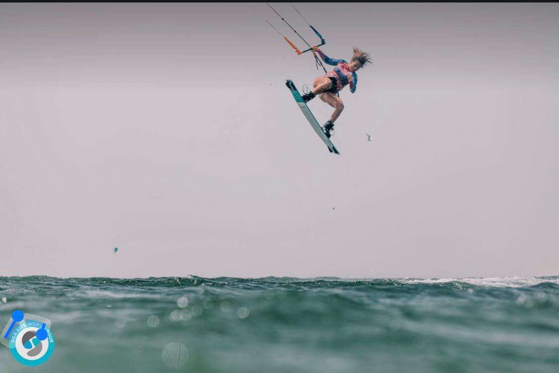 La cuatro veces campeona mundial de kitesurf estará en El Calafate
