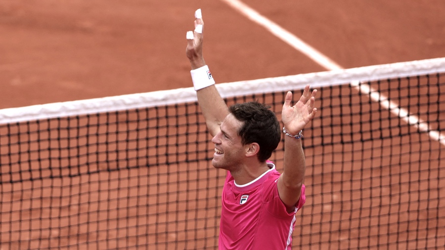 Schwartzman se instaló en octavos de final de Roland Garros