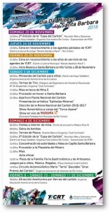 Fiesta Nacional del Carbón, Día del Minero y Santa Bárbara