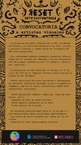 muestra “RE- SET-arte sustentable”