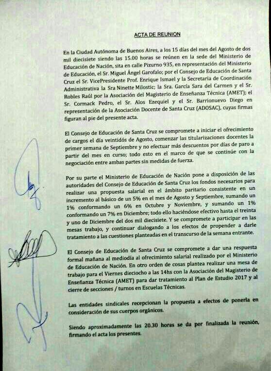 paritaria docente